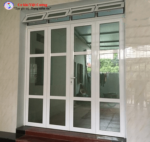 Cửa nhôm kính trắng sứ - Ảnh 2