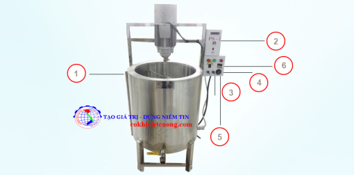 Nồi nấu cánh khuấy - Ảnh 5