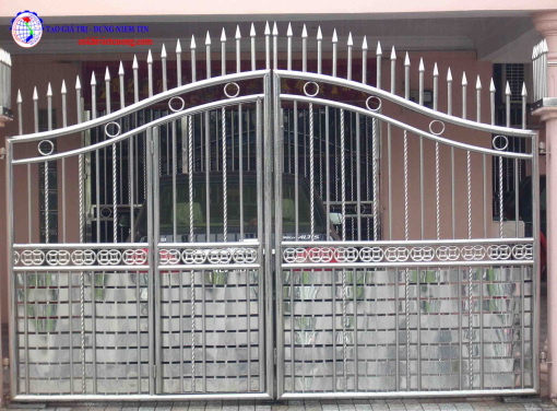 Cửa cổng inox - Ảnh 7