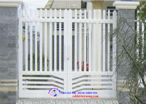 Cửa cổng sắt đẹp - Ảnh 11