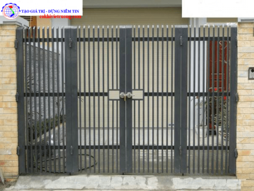 Cửa cổng sắt đẹp - Ảnh 10