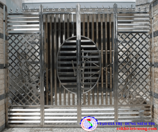 Cửa cổng inox - Ảnh 6