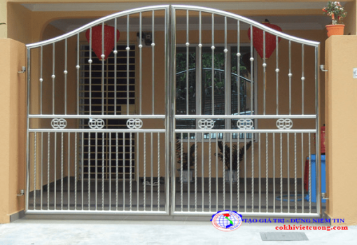 Cửa cổng inox - Ảnh 3