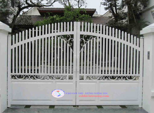 Cửa cổng sắt đẹp - Ảnh 3