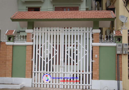 Cửa cổng sắt đẹp - Ảnh 2