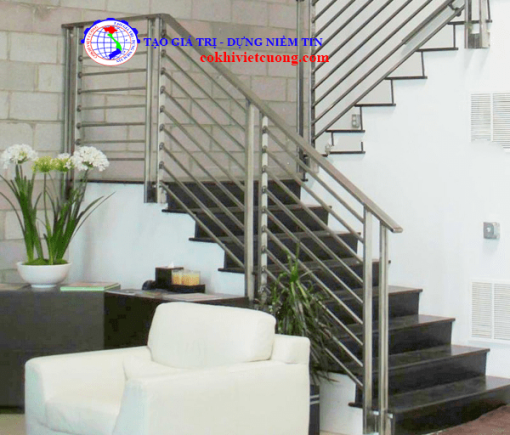 Cầu thang inox đẹp - Ảnh 8