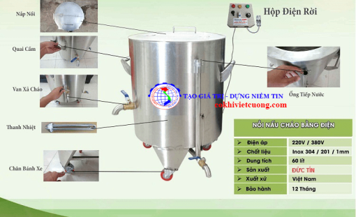 Nồi nấu cháo công nghiệp - Ảnh 3