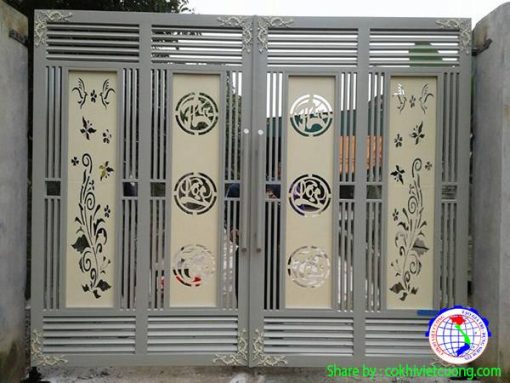Mẫu cửa sắt tứ quý đẹp - Ảnh 6