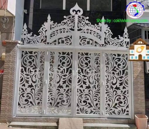 39 Mẫu Cửa Cổng Sắt Mỹ Thuật Đẹp Nhất - Ảnh 11