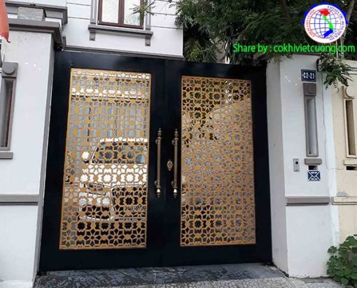 39 Mẫu Cửa Cổng Sắt Mỹ Thuật Đẹp Nhất - Ảnh 19