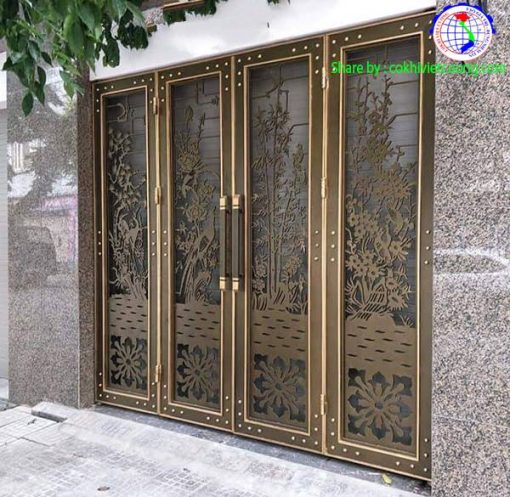 39 Mẫu Cửa Cổng Sắt Mỹ Thuật Đẹp Nhất - Ảnh 22
