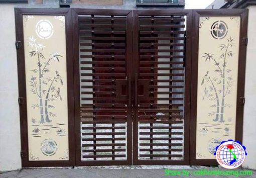 39 Mẫu Cửa Cổng Sắt Mỹ Thuật Đẹp Nhất - Ảnh 23