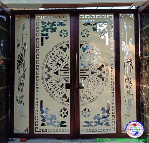 39 Mẫu Cửa Cổng Sắt Mỹ Thuật Đẹp Nhất - Ảnh 9