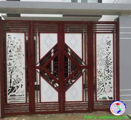 39 Mẫu Cửa Cổng Sắt Mỹ Thuật Đẹp Nhất - Ảnh 13