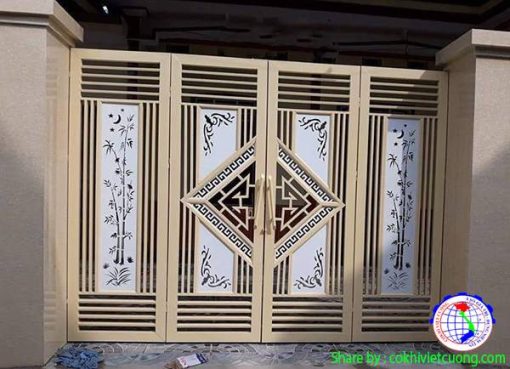 39 Mẫu Cửa Cổng Sắt Mỹ Thuật Đẹp Nhất - Ảnh 10