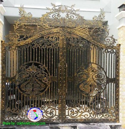 39 Mẫu Cửa Cổng Sắt Mỹ Thuật Đẹp Nhất - Ảnh 17