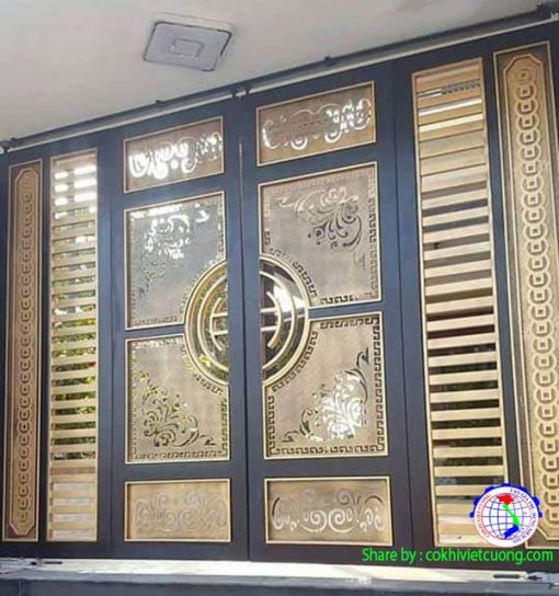 39 Mẫu Cửa Cổng Sắt Mỹ Thuật Đẹp Nhất - Ảnh 27