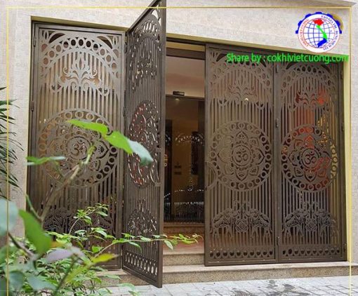 39 Mẫu Cửa Cổng Sắt Mỹ Thuật Đẹp Nhất - Ảnh 26