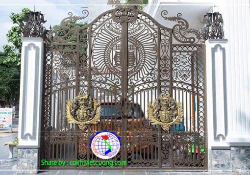 39 Mẫu Cửa Cổng Sắt Mỹ Thuật Đẹp Nhất - Ảnh 7