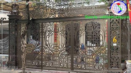 39 Mẫu Cửa Cổng Sắt Mỹ Thuật Đẹp Nhất - Ảnh 25