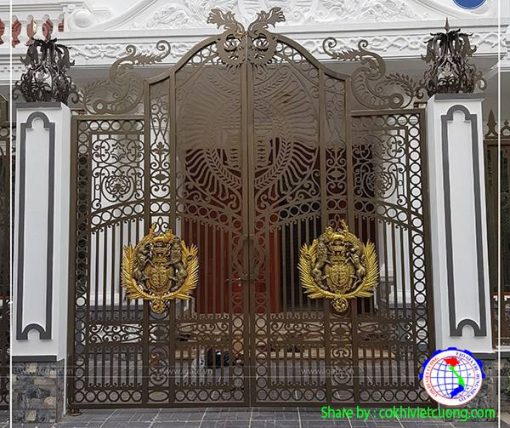 39 Mẫu Cửa Cổng Sắt Mỹ Thuật Đẹp Nhất - Ảnh 6