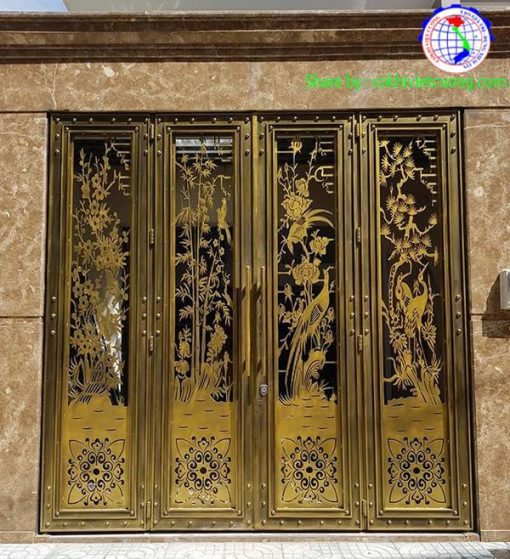 39 Mẫu Cửa Cổng Sắt Mỹ Thuật Đẹp Nhất - Ảnh 4