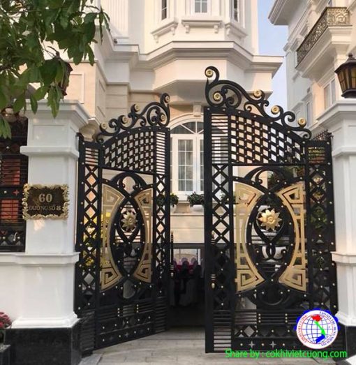 39 Mẫu Cửa Cổng Sắt Mỹ Thuật Đẹp Nhất - Ảnh 18