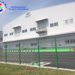 hàng rào lưới thép cột típ tròn