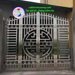 mẫu cổng inox 4 cánh đẹp