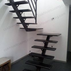 cầu thang xương cá bằng sắt