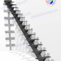 Cầu thang xương cá bằng sắt