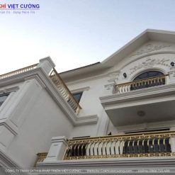 Lan can inox mạ PVD lắp đặt tại Đông Anh - Hà Nội
