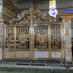 Cổng inox màu