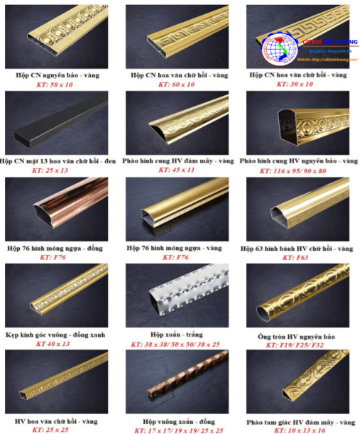 vật tư phụ kiện inox màu