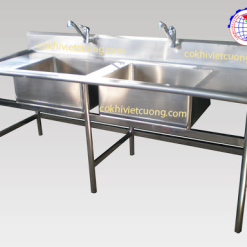 Chậu rửa inox công nghiệp 1 hố