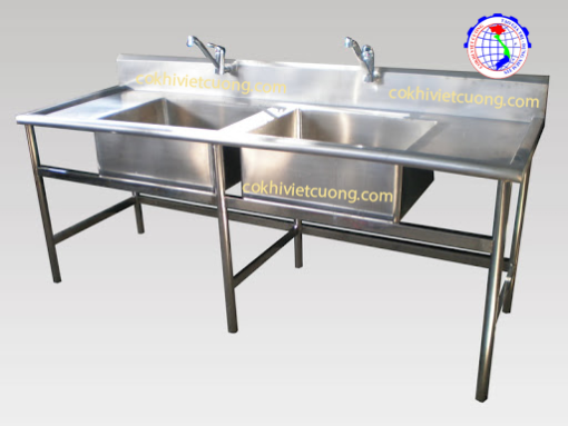 Chậu rửa inox công nghiệp 1 hố