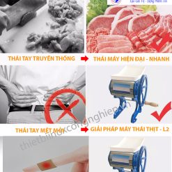 Máy cắt thịt đa năng,giải pháp tối ưu cho người sử dụng
