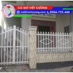 Hàng rào sắt hộp mạ kẽm