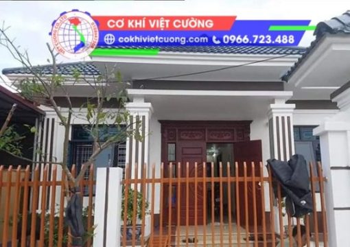 Hàng rào sắt hộp mạ kẽm - Ảnh 13