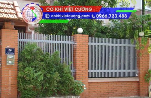 Hàng rào sắt hộp mạ kẽm - Ảnh 7
