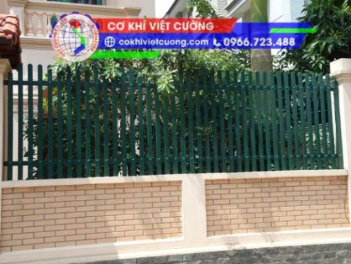 Hàng rào sắt hộp mạ kẽm - Ảnh 8