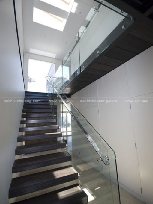 54+ mẫu cầu thang xương cá đẹp nhất 2024 - Ảnh 24