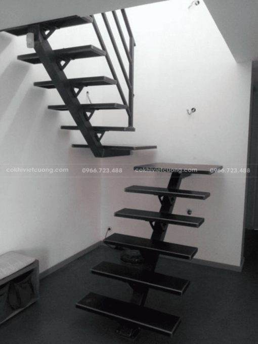 54+ mẫu cầu thang xương cá đẹp nhất 2024 - Ảnh 4
