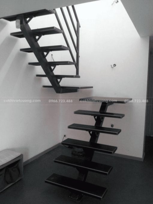 54+ mẫu cầu thang xương cá đẹp nhất 2024 - Ảnh 28