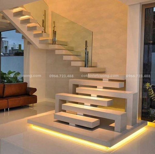 54+ mẫu cầu thang xương cá đẹp nhất 2024