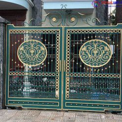 Cửa cổng sắt nghệ thuật M4
