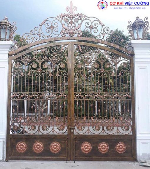 Báo Giá Cửa Cổng Sắt Nghệ Thuật Đẹp 2025 - Ảnh 27