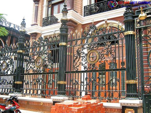 29 Mẫu Thiết Kế Hàng Rào Sắt Nghệ Thuật Đẹp Tại Hà Nội - Ảnh 14