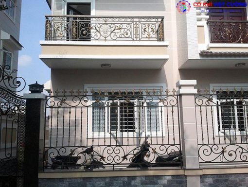 29 Mẫu Thiết Kế Hàng Rào Sắt Nghệ Thuật Đẹp Tại Hà Nội - Ảnh 12