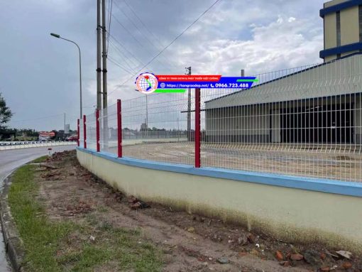 Hàng rào lưới thép cột trái đào - Ảnh 10